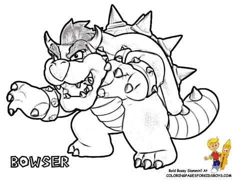 bowser jr coloring pages print coloring home