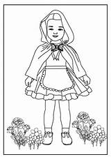 Riding Hood Red Little Pages Coloring Drawing Kids Printable Print Index Cap Coloriage Getdrawings sketch template