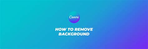 remove image background  canva easy solution