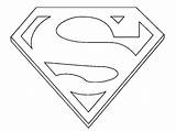 Superman Logo Printable Coloring Pages Emblem Logos Superhero Cliparts America Captain Shield Clipart Super Party Game Library Diy Favorites Add sketch template