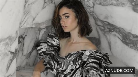 lily collins sexy actress does photoshoot aznude