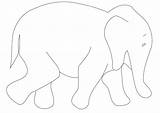 Coloring Eliphant Large sketch template