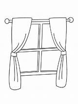 Window Coloring Pages Colouring Color Printable Drawing Print Door Okno Gif Drawings Popular sketch template
