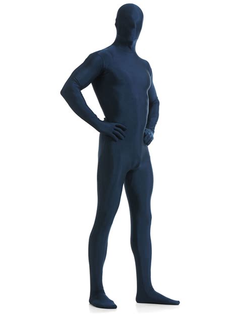 dark navy zentai suit adults morph suit full body lycra spandex bodysuit  men milanoocom