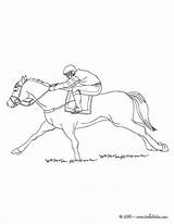 Horse Galloping Coloring Pages Race Drawing Print Color Hellokids Getdrawings Getcolorings sketch template