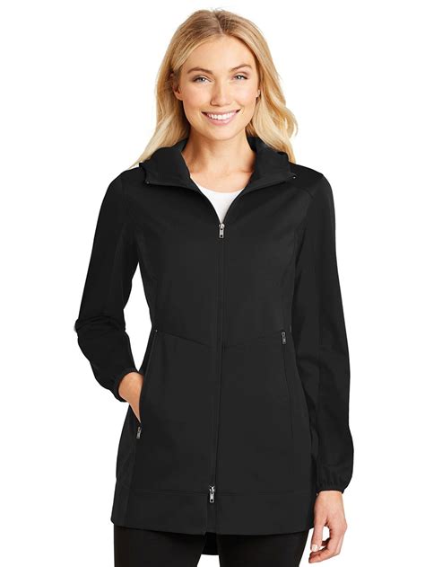 port authority port authority womens ladies active hooded soft shell jacket walmartcom