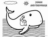 Jonah Whale Coloring Pages Printable Color Kids sketch template