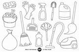 Cleaning Pages Coloring Stamps Digital Spring Peterson Emily Studio Choose Board sketch template