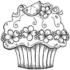 top   printable cupcake coloring pages