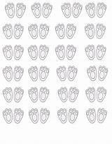 Icing Royal Templates Transfers Bunny Template Easter Printable Feet Printables Pattern Baby Piping Cookies Cupcake Ears Footprints Chocolate Cake Footprint sketch template