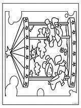 Kermis Kleurplaat Kleurplaten Draaimolen Kirmes Karussell Versje Dasmalbuch Uitprinten Downloaden sketch template