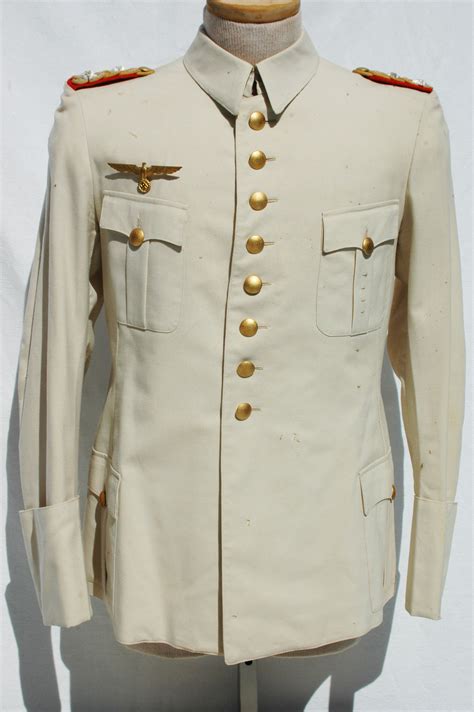 rare german wwii colonel generals summer white uniform relics   reich
