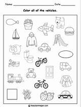 Category Coloring Objects Matching Mega Pack Worksheets Color Circling Given Same sketch template