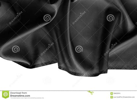 black silk stock image image  folds silky fabric