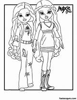 Moxie Avery Sasha Girlz Hailey sketch template