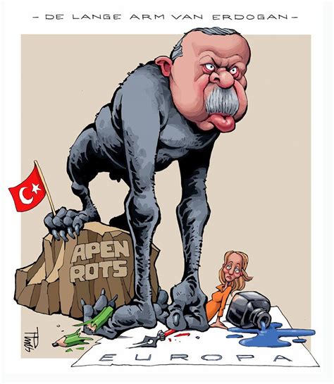 bados blog erdogan depicted   ape  dutch newspaper