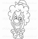 Clown Coloring Joker Killer Face Drawings Pages Drawing Outline Circus Clipartmag Clipart Getdrawings Printable sketch template