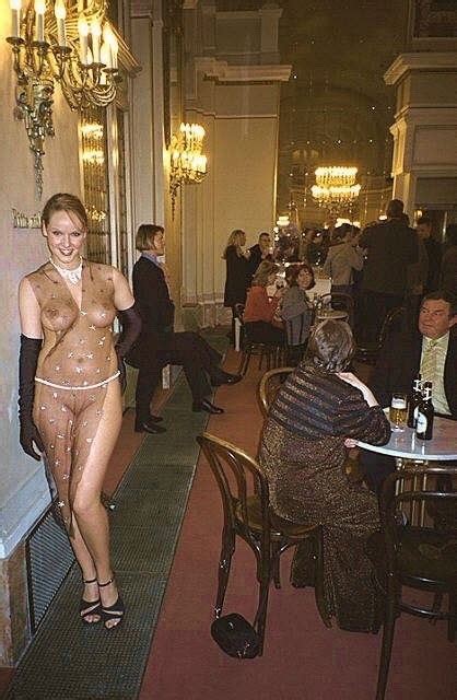 she s effectively naked at this formal event with nudeshots