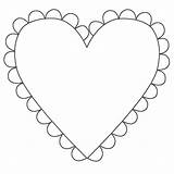 Coloring Heart Para Corazones Pages Valentine Valentines Shape Guardado Colorear Con Imprimir sketch template