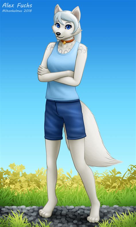 Alex The Arctic Fox Commission Drawn By Me Furry