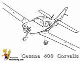 Airplane Cessna sketch template