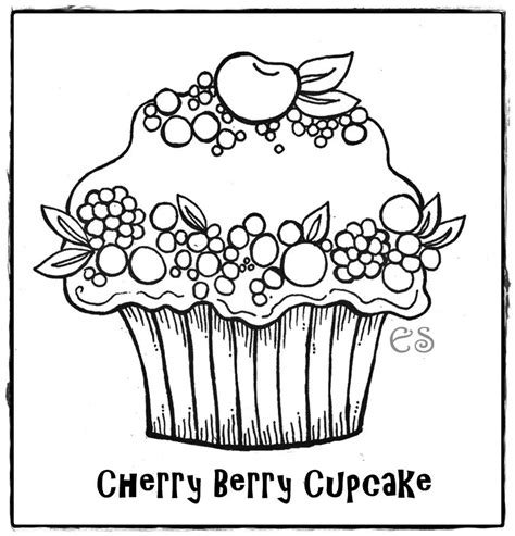 cute birthday cupcake coloring pages  printable pictures coloring