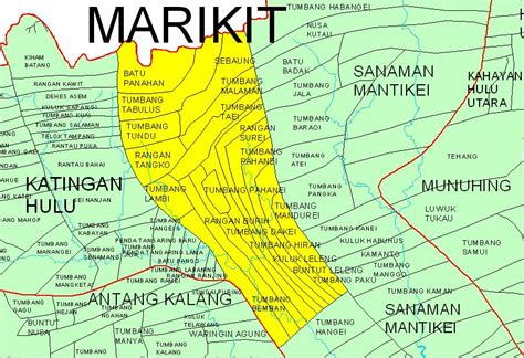 business map propinsi kalteng kabupaten katingan