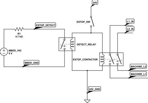 embedded  emergency stop input electrical engineering stack exchange
