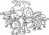 Rugrats Coloring Pages Tommy Characters Draw Color Angelica Printable Getcolorings Sheets Cartoon Drawings Baby Choose Board Colorluna sketch template