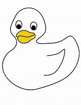 Printable Duck Rubber Coloring Outline Template Preschool Baby Clip Pages Ducky Clipart Cliparts Printables Kids Bear Cartoon Templates Clipartbest Coolest sketch template