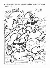 Coloring Pages Nintendo Mario Super Characters Number Color Kids Sheets Books Print Printable Bros Crafts Famous Getcolorings Cute Flower Activities sketch template