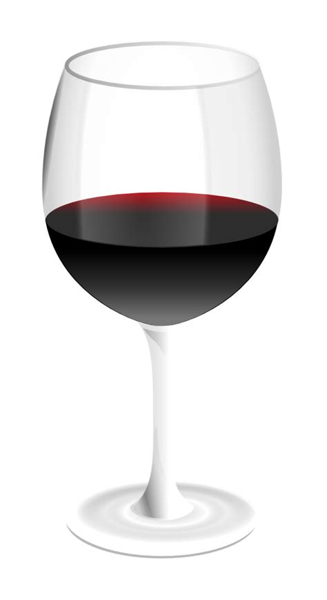 Onlinelabels Clip Art Red Wine Glass