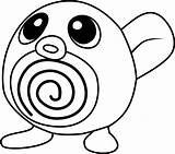 Pokemon Poliwag Coloring Pages Go Doduo Printable Color Categories Getcolorings Print Coloringonly sketch template