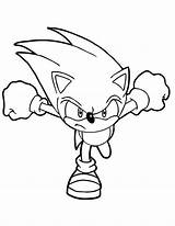 Sonic Coloring Running Hedgehog Pages Run Printable Kids Draw Shadow Drawing Para Colorear Color After Print Characters Drawings Colouring Template sketch template