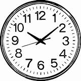 Clock Coloring Wecoloringpage Pages sketch template