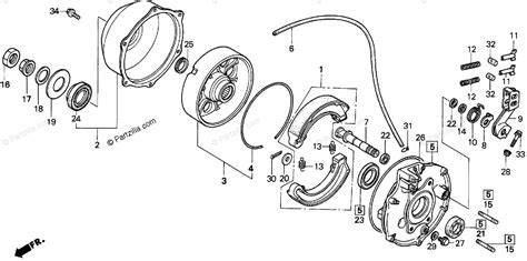 honda  fourtrax parts diagram diagramwirings