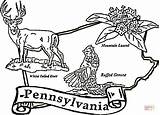 Coloring Pennsylvania State Pages Symbols Printable Pa Mississippi Drawing Nittany Lion Penn States Color Getcolorings Supercoloring Categories sketch template