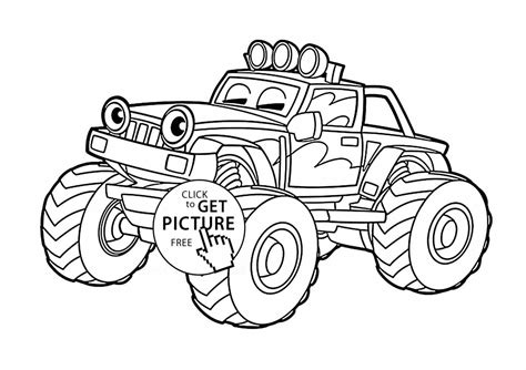 mud truck coloring pages  getcoloringscom  printable colorings