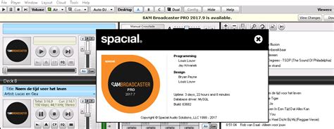 sam broadcaster pro nieuwe versie   october  radio streams informatie en verkoop