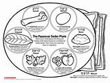 Seder Passover Sedar sketch template