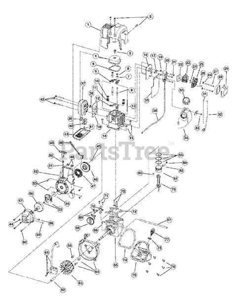 Ryobi 825r 41ad825a734 Ryobi String Trimmer Engine Parts Parts