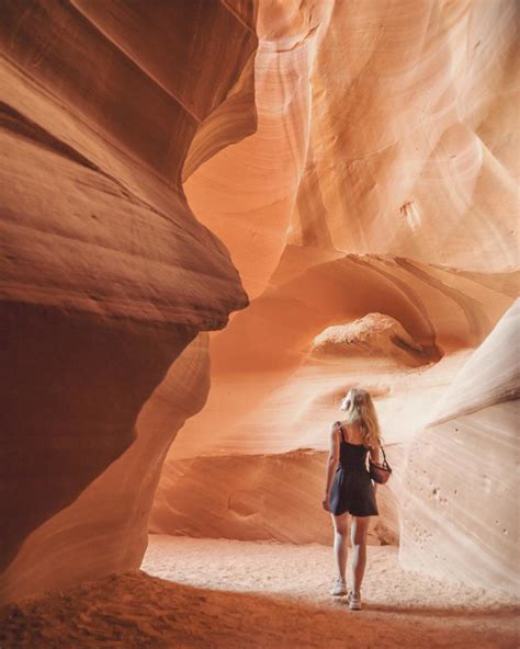 visiting upper antelope canyon