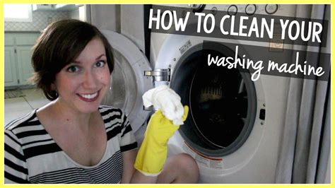 clean  front loading washing machine youtube