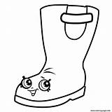 Shopkins Boots Rayne Raincoat Ausmalen Regenstiefel sketch template