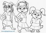 Alvin Coloring Pages Chipmunks Chipettes Halloween Town Kids Printable Drawing Brittany Color Getdrawings Print Getcolorings Pdf Colorings Lovely sketch template
