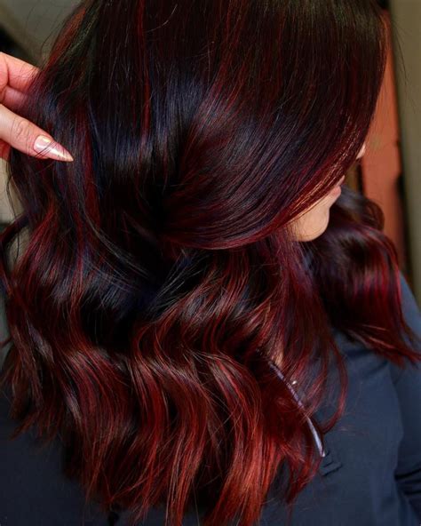 crimson red hair highlights kind  insanity blogosphere sales