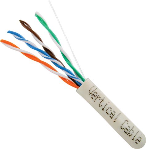 outdoor cate uv rated cable bulk cmx white