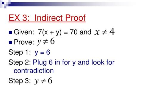 indirect proofs powerpoint    id