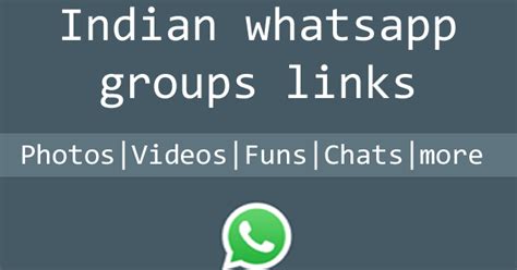 Whatsapp Group Joining Invitation Link Collections For