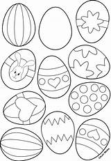 Easter Crafts Coloring sketch template